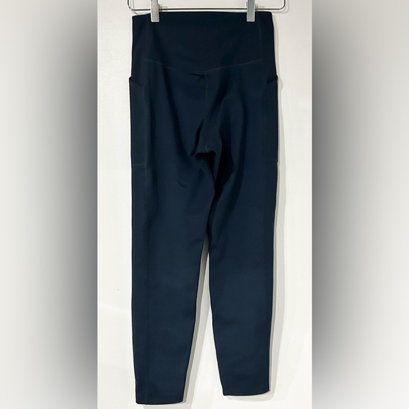 Girlfriend Collective Midnight High Rise Compressive Pocket 7/8 Legging S - Picture 3 of 5